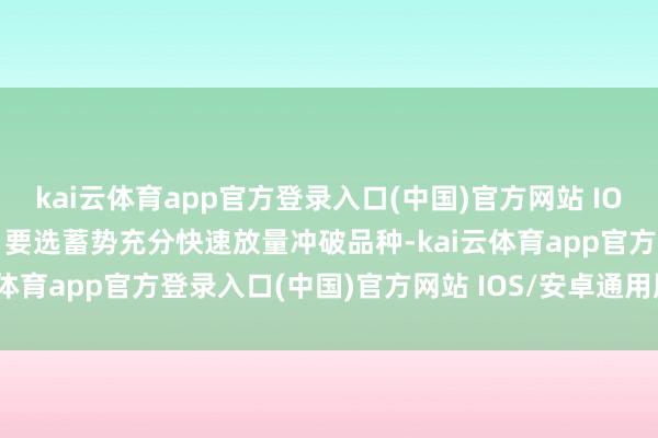 kai云体育app官方登录入口(中国)官方网站 IOS/安卓通用版/手机版6、要选蓄势充分快速放量冲破品种-kai云体育app官方登录入口(中国)官方网站 IOS/安卓通用版/手机版
