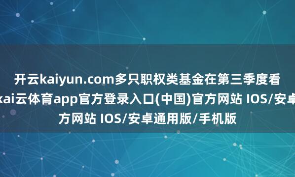 开云kaiyun.com　　多只职权类基金在第三季度看护高仓位运作-kai云体育app官方登录入口(中国)官方网站 IOS/安卓通用版/手机版